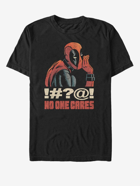 ZOOT.Fan Črna unisex majica Marvel No One Cares