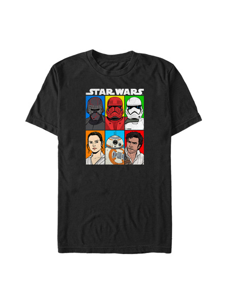 ZOOT.Fan Črna moška majica z napisom Star Wars Friend of Foe