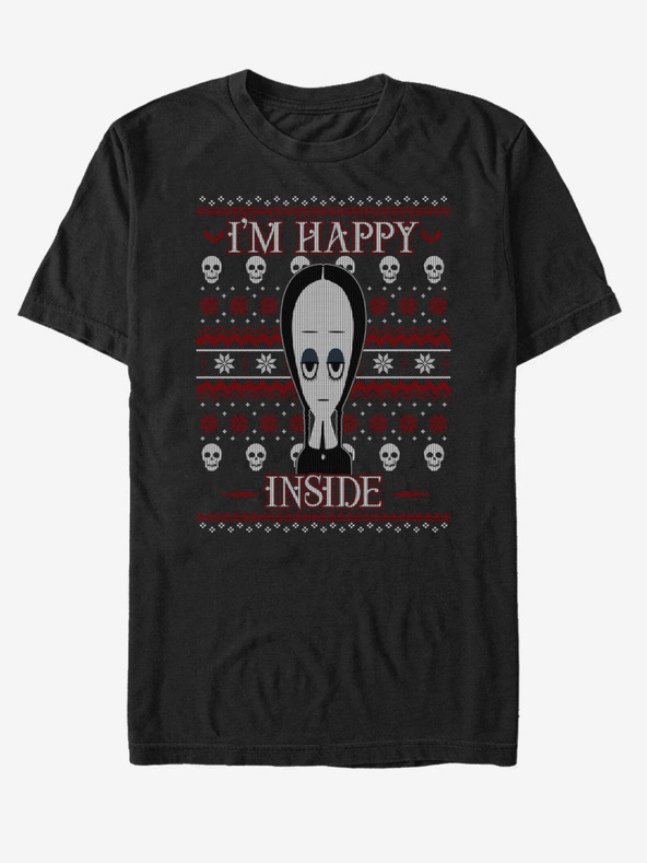 ZOOT.Fan Črna unisex majica ZOOT.Fan MGM Happy Inside