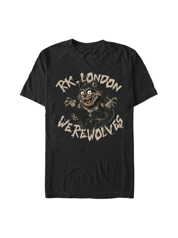 ZOOT.Fan Črna majica RK London Wild Wolves