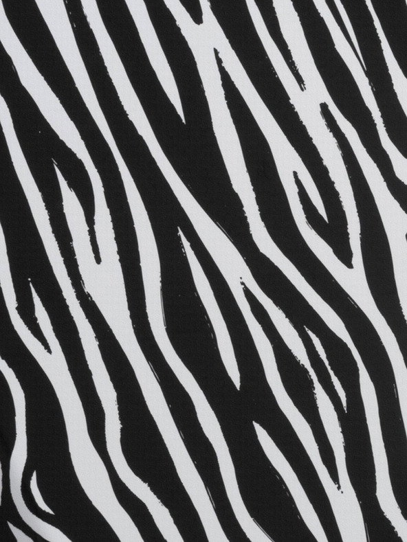 Heys Belo-črn potovalni kovček z živalskim motivom Heys EZ Fashion M Zebra