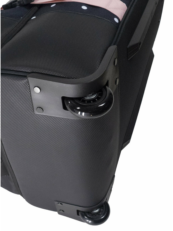 Meatfly Meatfly kovček Contin White Dot / Powder Pink | Črna | Prostornina 100 L