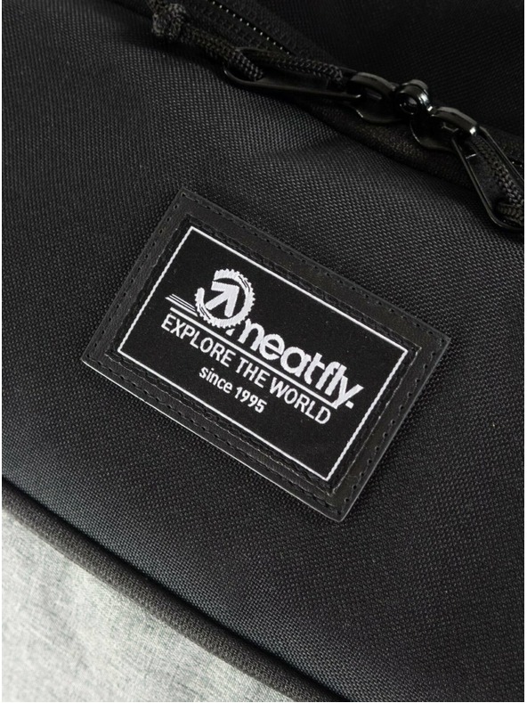 Meatfly Meatfly kovček Contin Grey Heather | Črna | Prostornina 100 L