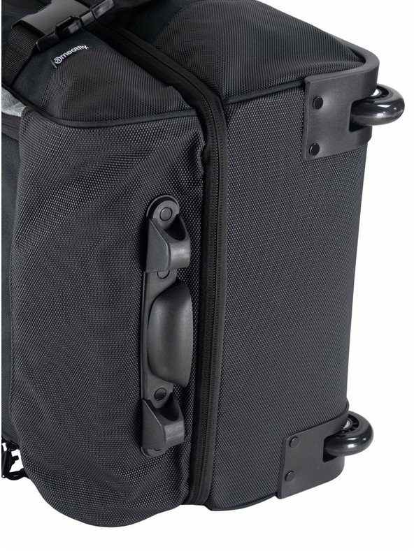 Meatfly Meatfly kovček Contin Grey Heather | Črna | Prostornina 100 L