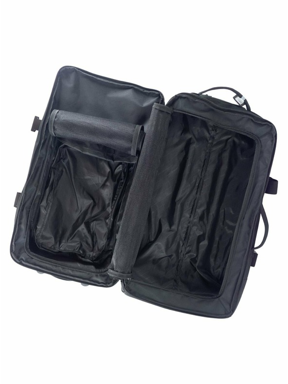 Meatfly Meatfly kovček Contin Grey Heather | Črna | Prostornina 100 L