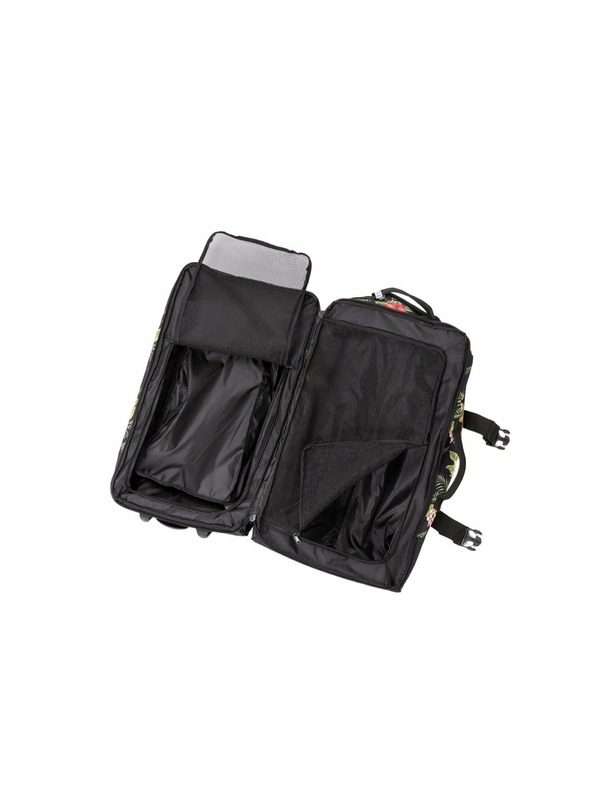 Meatfly Meatfly kovček Contin Black Tropical | Črna | Prostornina 100 L