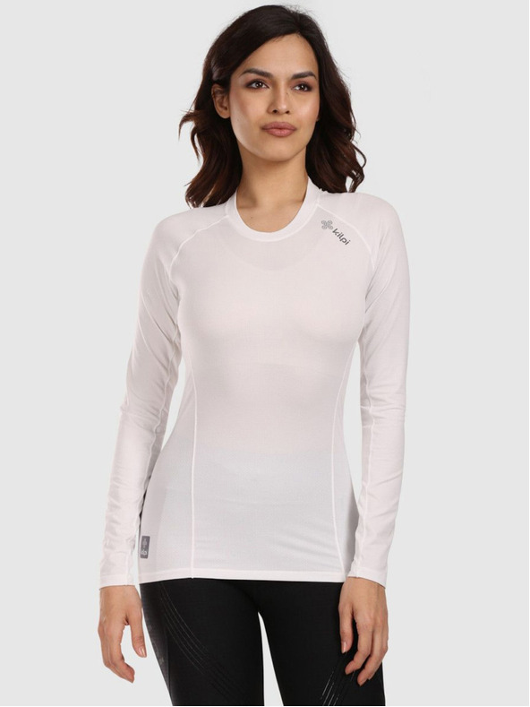 Kilpi Ženska funkcionalna majica z dolgimi rokavi Kilpi SPOLETO-W Bela