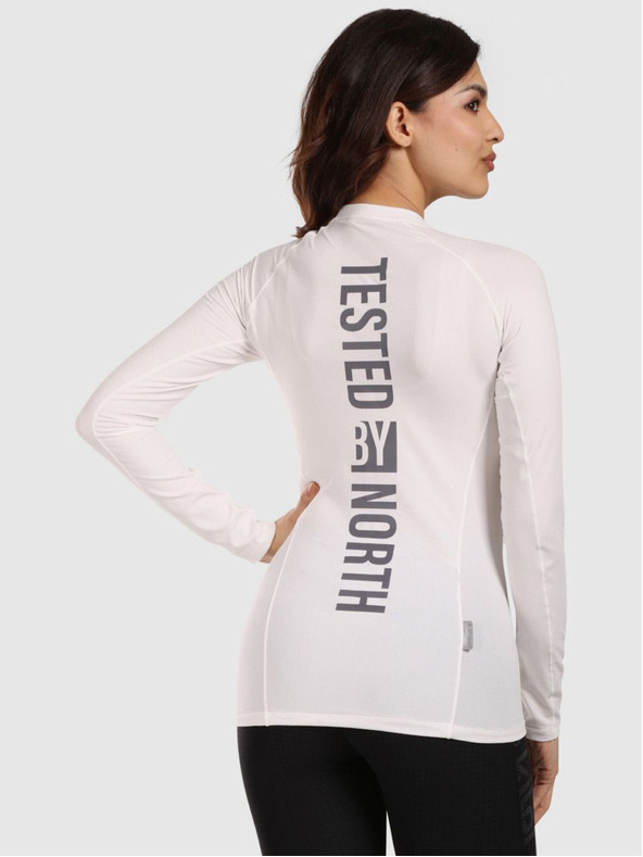Kilpi Ženska funkcionalna majica z dolgimi rokavi Kilpi SPOLETO-W Bela