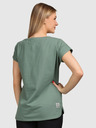 Kilpi Ženska bombažna majica Kilpi NELLIM-W Khaki