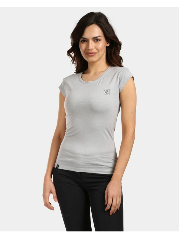Kilpi Ženska bombažna majica Kilpi LOS-W svetlo siva