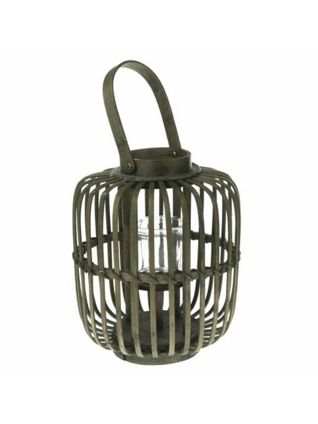 Casa de Engel Bambusova svetilka s steklom - zelena, 0/4