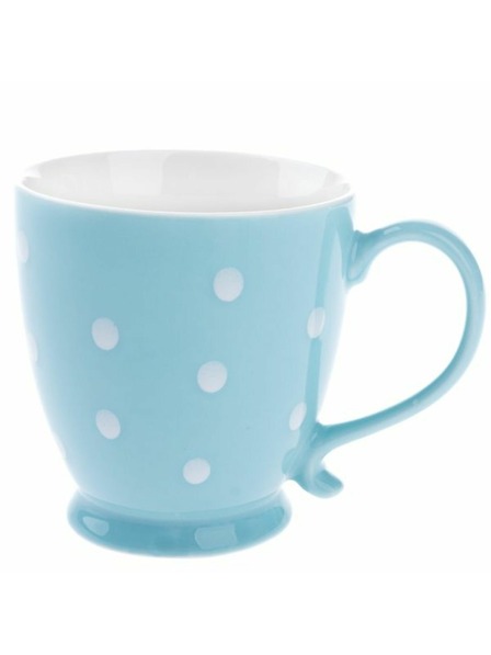Casa de Engel Porcelanska skodelica, modra s pikami, 440ml, 6/36
