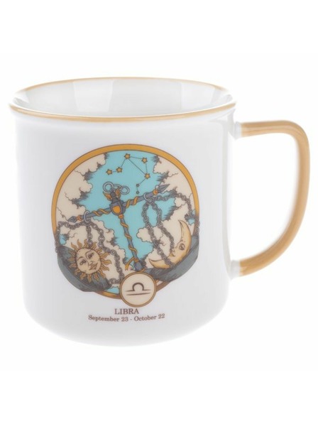 Casa de Engel Porcelanska skodelica, Zodiak - Tehtnica, 460ml, 6/36