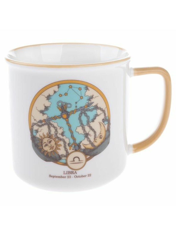 Casa de Engel Porcelanska skodelica, Zodiak - Tehtnica, 460ml, 6/36