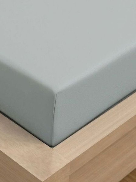 Kvalitex Prevleka iz jerseja z lycro 90x200cm svetlo siva Kvalitex