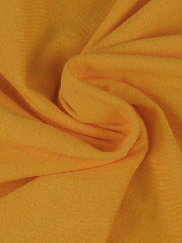 Kvalitex Prevleka iz jerseja 160x200cm globoko rumena Kvalitex