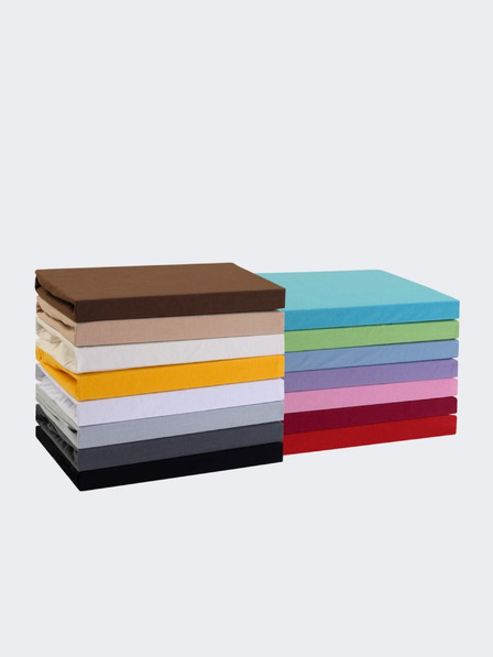 Kvalitex Prevleka iz jerseja 160x200cm globoko rumena Kvalitex