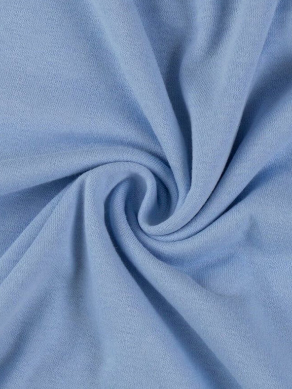 Kvalitex Prevleka iz jerseja 90x200cm svetlo modra