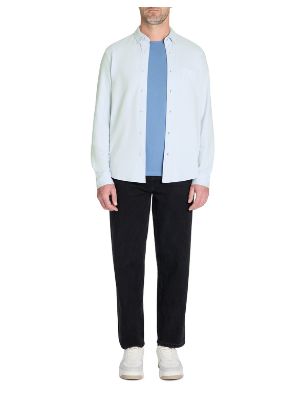 Celio Svetlomodra moška majica Celio Lapic