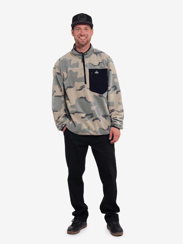 Horsefeathers Fleecová mikina Darko Pullover Horsefeathers