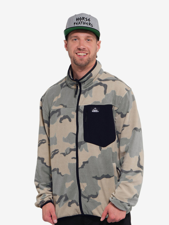 Horsefeathers Fleecová mikina Darko Horsefeathers