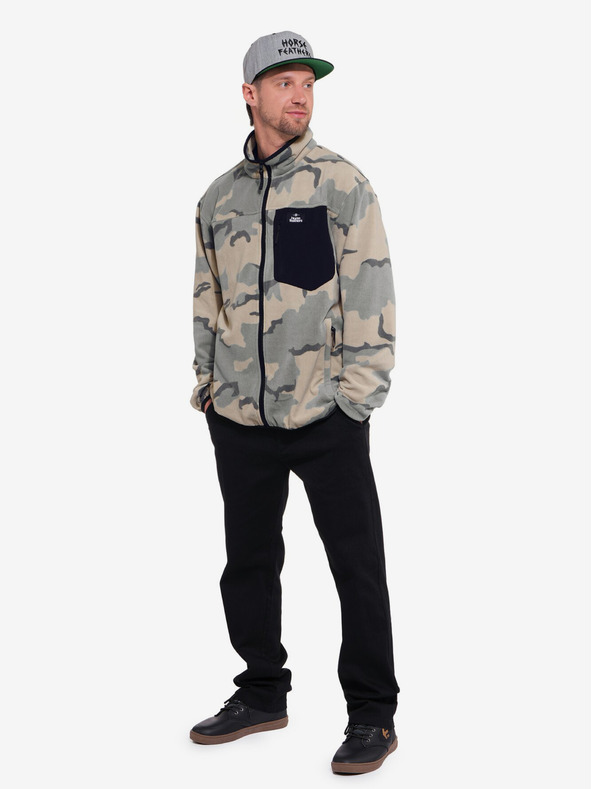 Horsefeathers Fleecová mikina Darko Horsefeathers