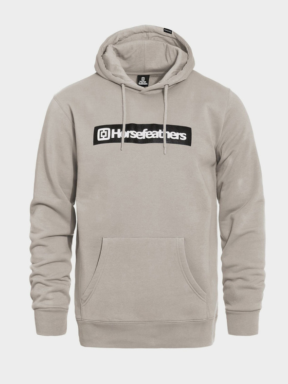 Horsefeathers Mikina Drown - cementna velikost L HORSEFEATHERS