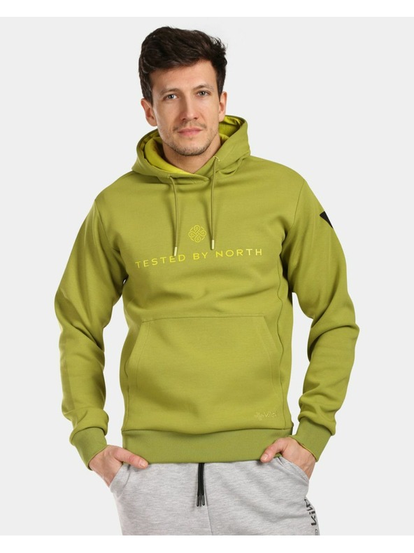 Kilpi Moška bombažna jopa s kapuco Kilpi TOMAR-M Zelena