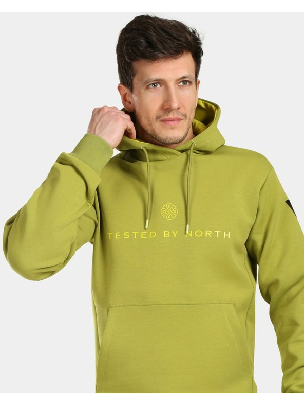 Kilpi Moška bombažna jopa s kapuco Kilpi TOMAR-M Zelena