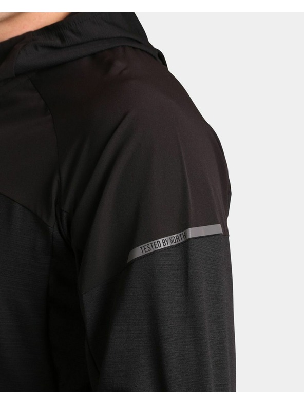 Kilpi Moška raztegljiva jopa s kapuco Kilpi MEMPHIS-M črna