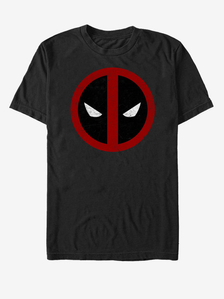 ZOOT.Fan Črna unisex majica Marvel DeadPool Straight Away