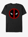 ZOOT.Fan Črna unisex majica Marvel DeadPool Straight Away