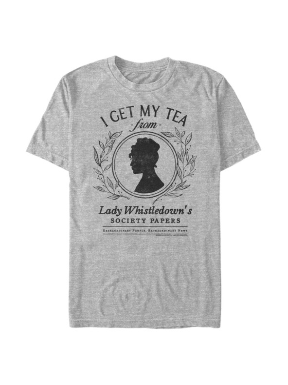 ZOOT.Fan Siva moška majica Netflix Whistledown Tea T-Shirt