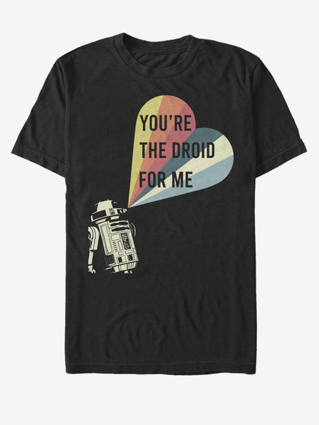 ZOOT.Fan Črna unisex majica Star Wars Droid For Me