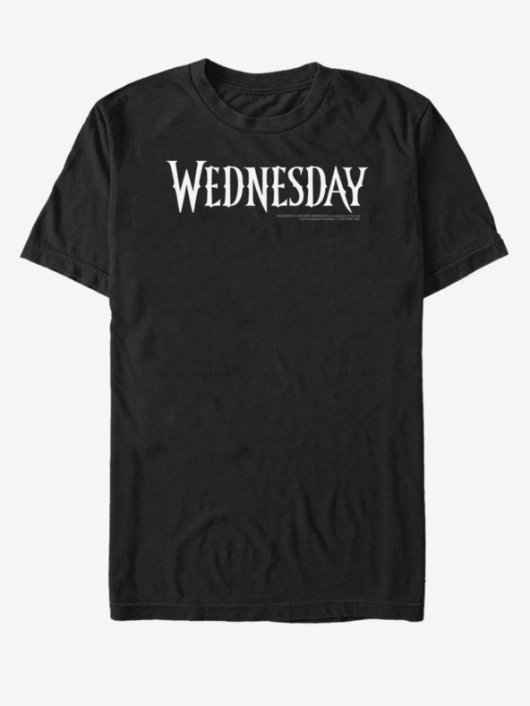 ZOOT.Fan Črna unisex majica MGM Wednesday Logo