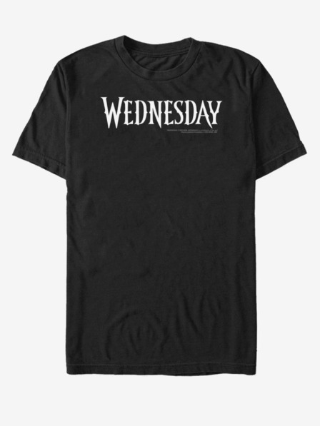 ZOOT.Fan Črna unisex majica MGM Wednesday Logo