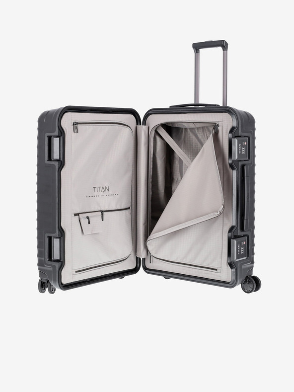 Titan Črna potovalna torbica Titan Litron Frame M Black