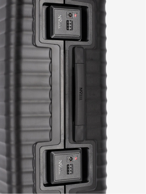 Titan Črna potovalna torbica Titan Litron Frame M Black