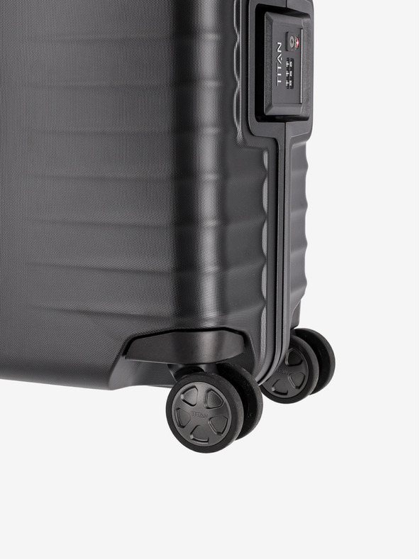 Titan Črna potovalna torbica Titan Litron Frame M Black