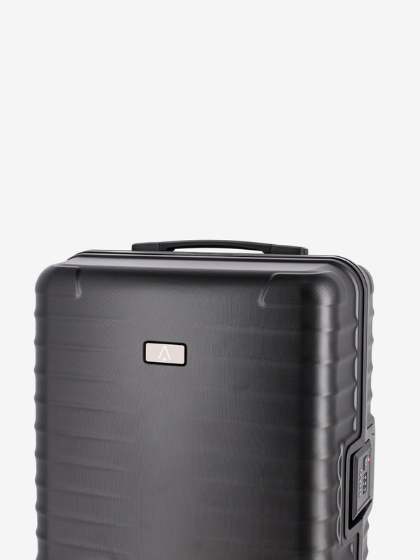 Titan Črni potovalni kovček Titan Litron Frame L