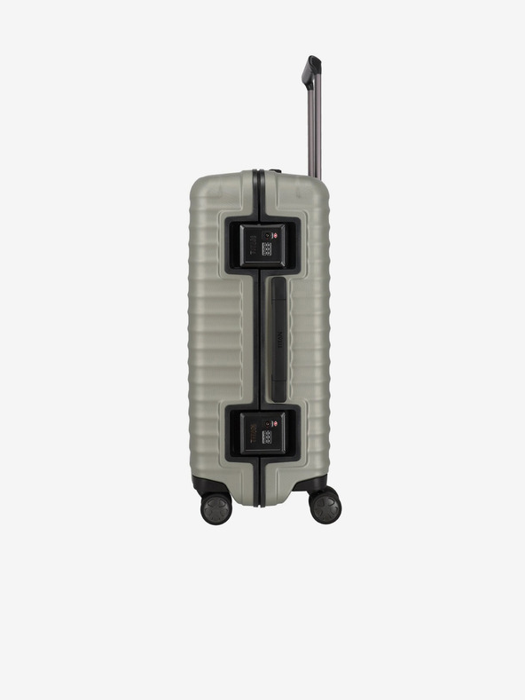 Titan Bež potovalni kovček Titan Litron Frame M