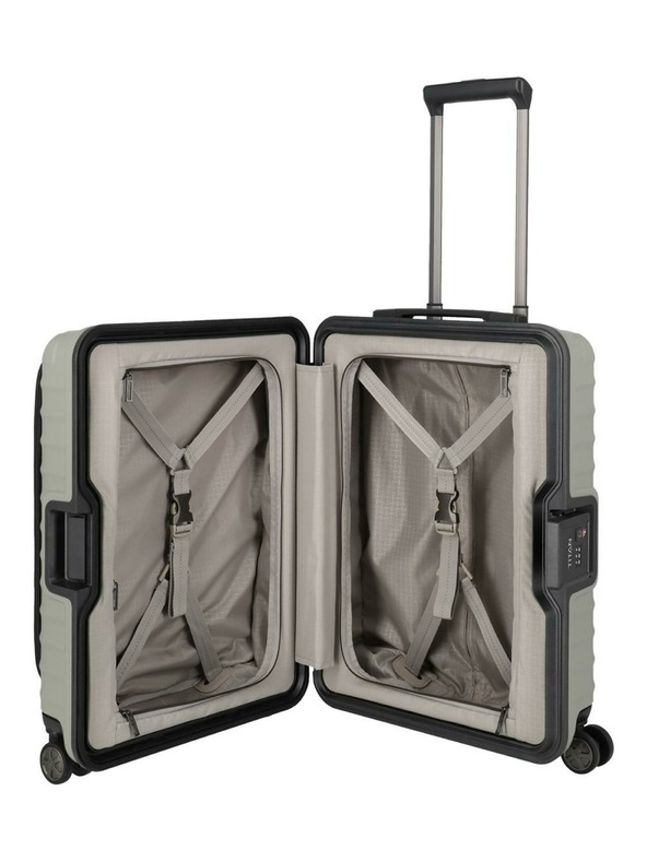 Titan Potovalni kovček Titan Litron Frame S Front Pocket Champagne