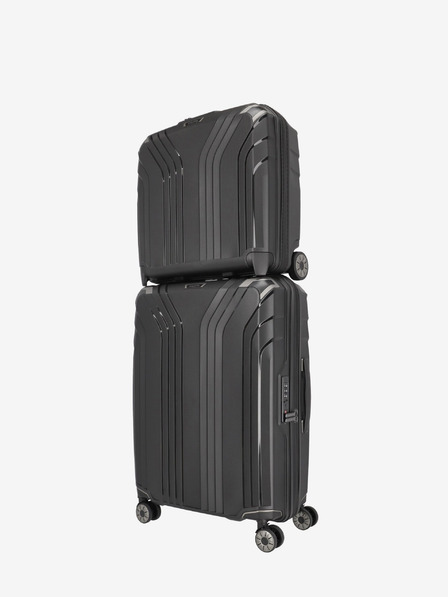 Travelite Črn kovček Travelite Elvaa 2w Business wheeleler