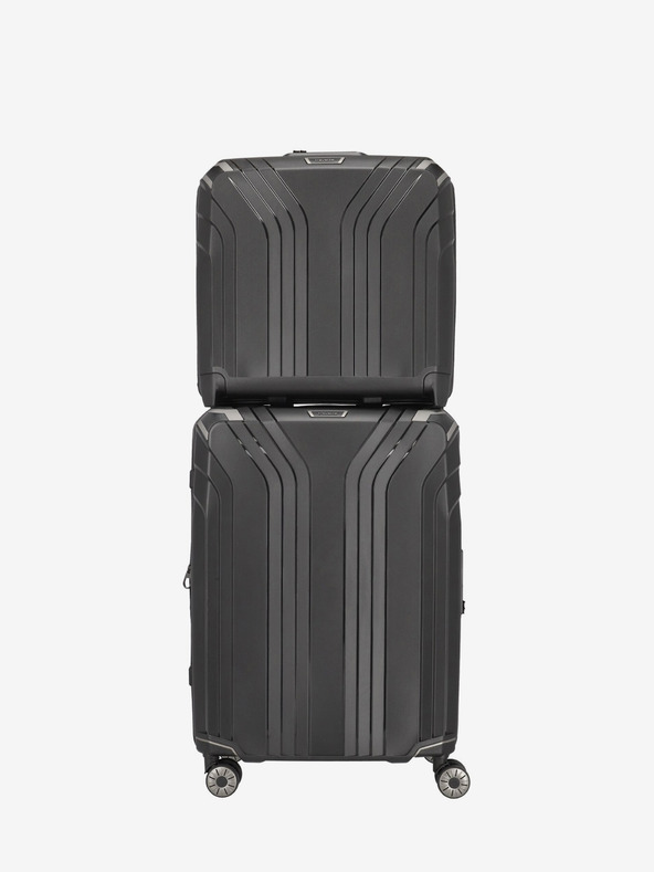 Travelite Črn kovček Travelite Elvaa 2w Business wheeleler