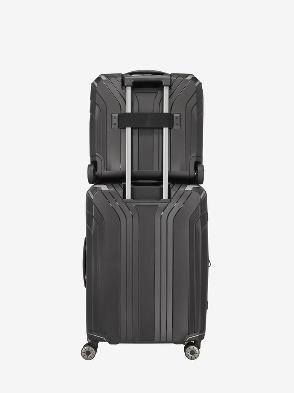 Travelite Črn kovček Travelite Elvaa 2w Business wheeleler