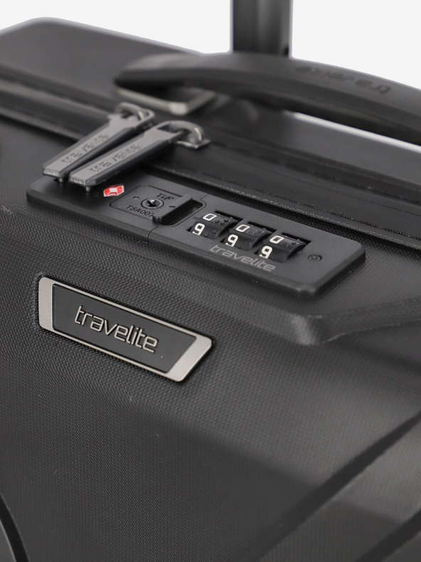 Travelite Črn kovček Travelite Elvaa 2w Business wheeleler