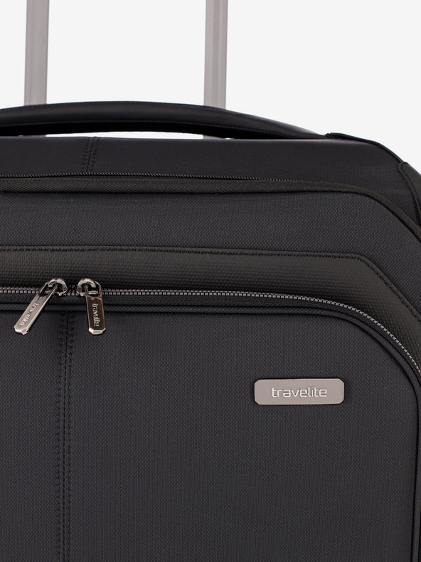 Travelite Črni potovalni kovček Travelite Priima L