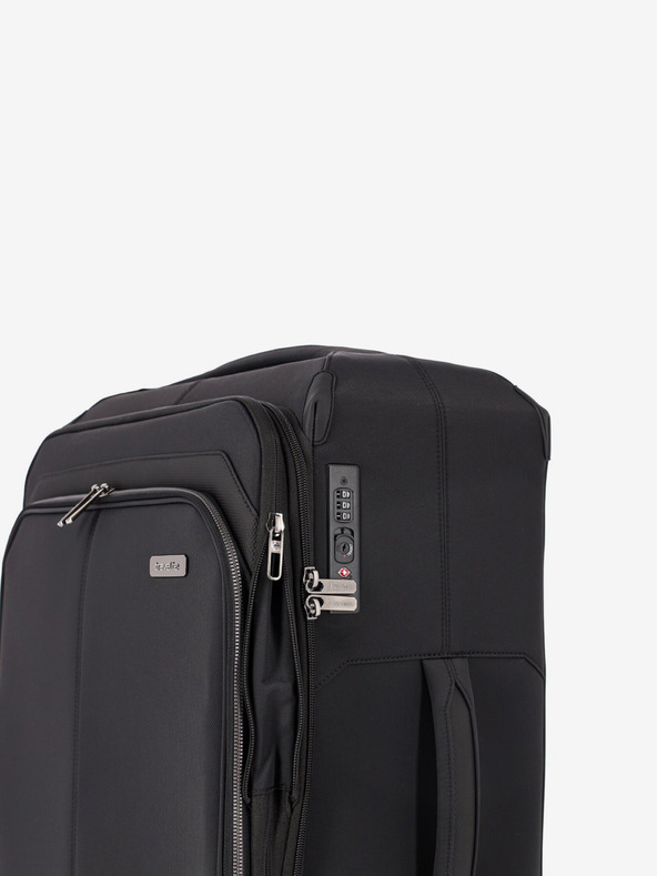 Travelite Črni potovalni kovček Travelite Priima L