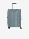 Travelite Komplet treh potovalnih kovčkov Travelite Elvaa 4w S,M,L v sivo-modri barvi
