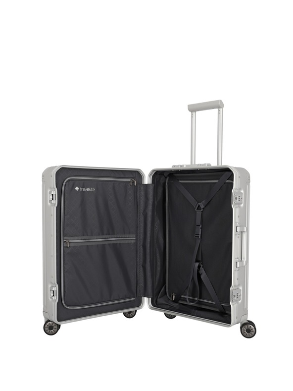 Travelite Potovalni kovček Travelite Next 2.0 M Silver